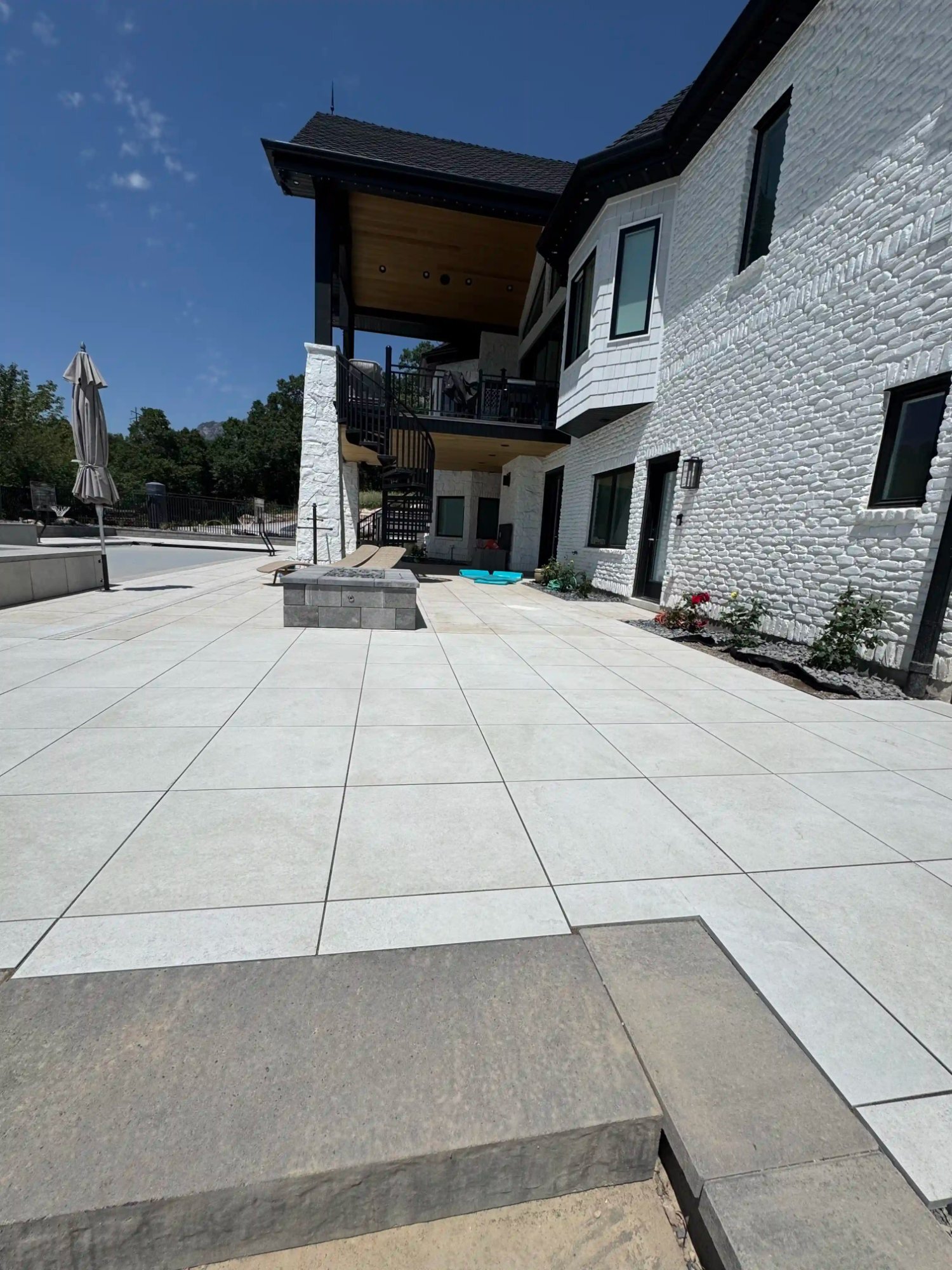 Luxury paver patio Utah