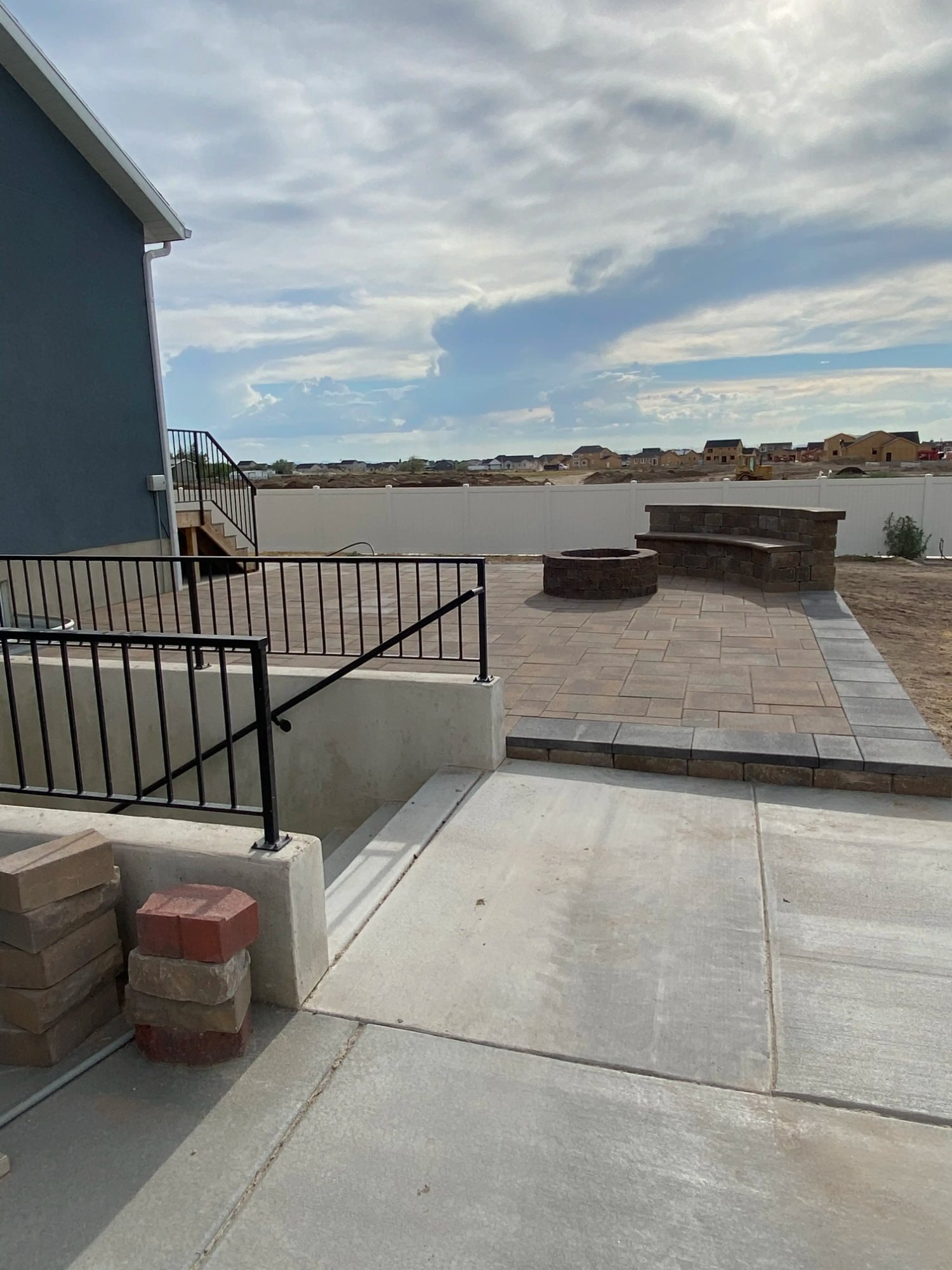 Fire Pit Wide-Angle Patio — Farmington, Davis County